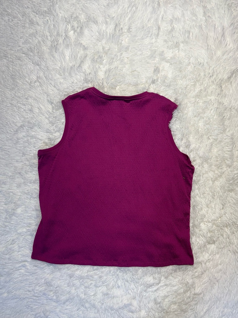 Allison Daley Sleeveless Tops Bundle Lot of 2 Blue Magenta Size L / PL - Picture 6 of 10
